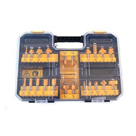 Coffret de 22 fraises pour défonceuse DEWALT - DT90017-QZ