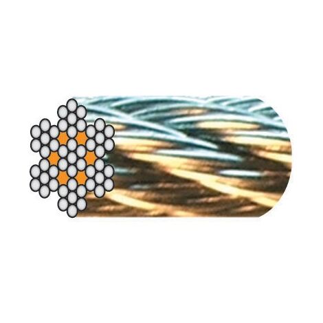 Câble galvanisé 7x7 LEVAC - Ø2 mm - CRM 259 Kg - 1011AGE180