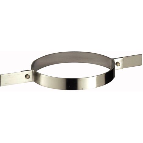 Poujoulat – Collier pour fumisterie inox – Diamètre 130mm – Accessoire flexible polycombustible pour gaz, fioul, bois, charbon – Garantie 10 ans (1/4)