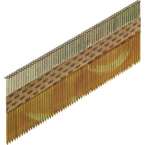 Clous en bande papier D34 annelés 70mm – Ø 3.1mm – Acier au carbone Sencoted pour applications bois – HE56APBKR