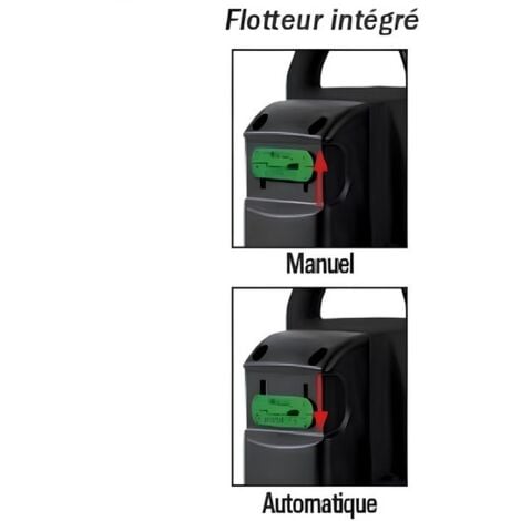 Pompe d'évacuation pour eaux chargées - 550 W - RIBIMEX - PRPVC550CA
