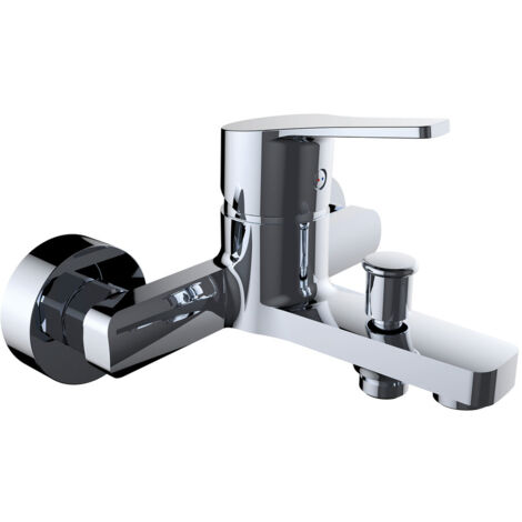 Mitigeur bain-douche Go sans accessoires - Chromé - STANDARD HIDRAULICA - 61749 (1/3)