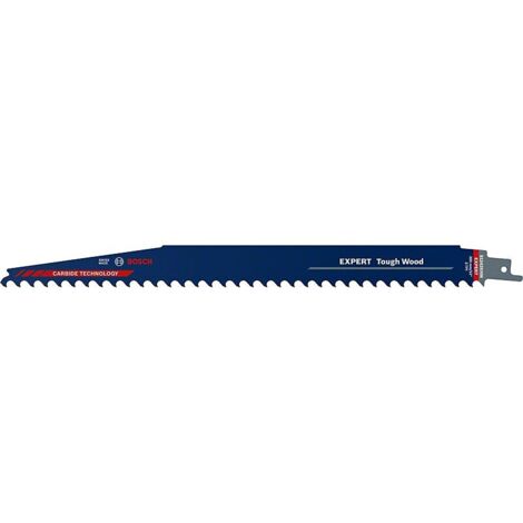 Lame scie sabre EXPERT Carbure Bois 300mm S1242KHM - BOSCH - 2608900406