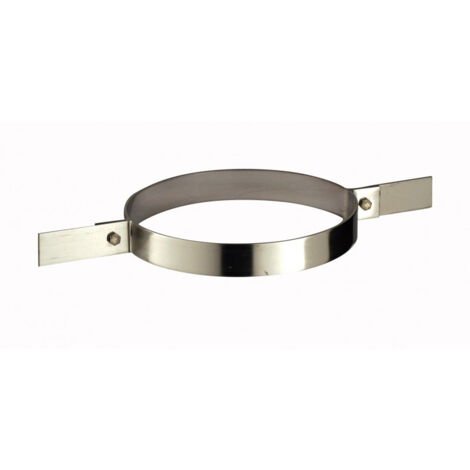 Poujoulat – Collier pour fumisterie Ø180 mm en acier inoxydable – Léger et durable – Compatible gaz, fioul, bois – 45180075 (1/2)