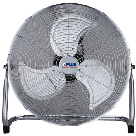 Ventilateur sur pied 50 cm – Débit d'air 7100 m³/h – 3 vitesses – Puissance 120 W – Hauteur 54 cm – Construction métal robuste – S Plus - VM 50 PA
