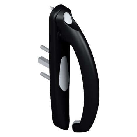 La Croisee Ds – Poignée intérieure pour porte-fenêtre SEDUCTION 20° – Accessoire de fixation pour crémone – Carré 7mm – Pour profils 35 à 52mm – Modèle réversible
