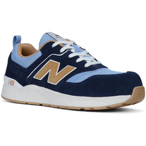 Carhartt – Chaussure de sécurité New Balance Elite Lite S1 PL – Tige cuir souple – Semelle anti-perforation – Embout composite 200J – T.45 – S4MEELCAPBCD11