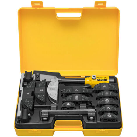 Rems – Cintreuse arbalète hydraulique 10-32 mm – Cintrage rapide tubes acier, cuivre, aluminium – Kit avec valise robuste