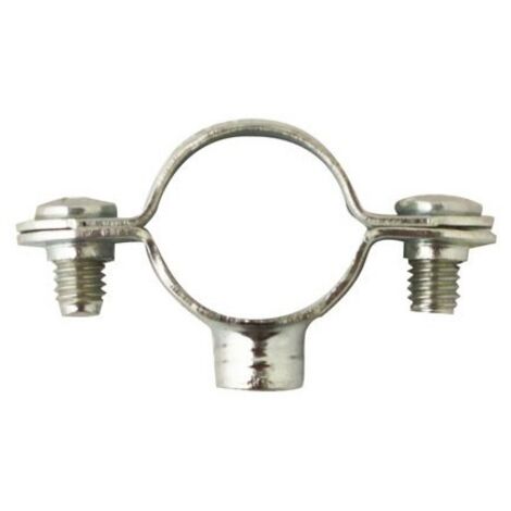 Collier Atlas simple en acier zingué blanc - M7x150 - Ø 30 mm - Boite de 100 - SCELL-IT - CS30 (1/3)