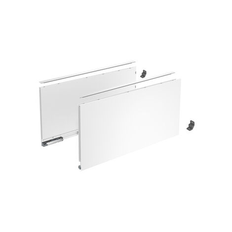Profilé latéral de tiroir AvanTech YOU, hauteur 251 mm x NL 500 mm, Blanc, gauche et droite - HETTICH - 9353413