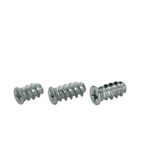 Hettich – Vis euro de fixation Ø 6.3x14 mm – Tête fraisée plate – Empreinte PZ – Acier galvanisé – Pour fixation précise des coulisses – 47452