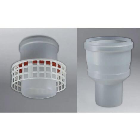 Adaptateur pour cheminée Perfinox B23 - Diam. 80/125 mm - 1 pièce - ATLANTIC - 570100 (1/2)