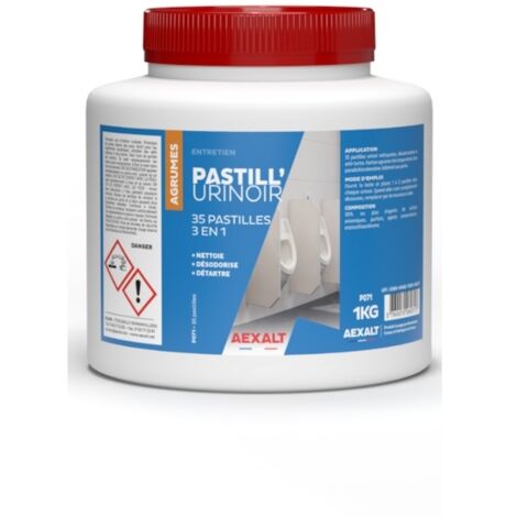 Pastilles urinoir - 35 pièces - parfum agrumes - AEXALT (1/3)