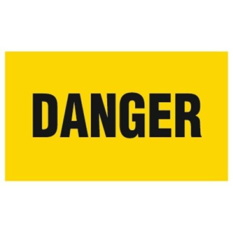 Panneau de signalisation Danger (texte) - Rigide 330 x 200 mm - NOVAP - 4160153 (1/2)