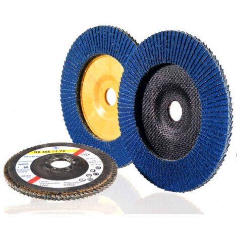 Disque à lamelles conique RB 48624 YX Zirconium hautes performances - Ø 125 mm - Grain 40 - Inox, acier - 1 pièce - HERMES - 6042429 (1/2)