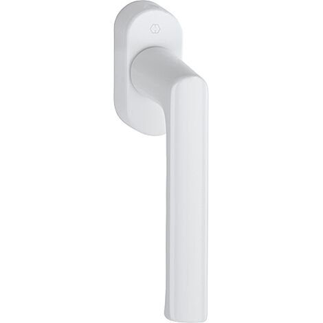 Poignée de fenêtre Hamburg Secustik - Carré 32-42 mm - Vis M5x45 + M5x50 - Blanc - HOPPE - 12118953