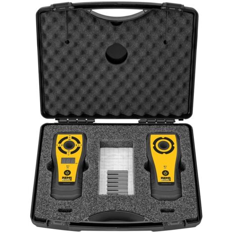 Rems – Localisateur électronique pour perçage traversants 182100 – Épaisseur jusqu'à 120 cm – Compatible béton armé et bois – Navigation LED