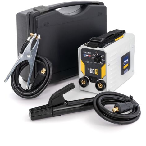 GYS – Poste à souder MMA 160A – Inverter IGBT monophasé 230V – Épaisseur soudable jusqu'à 10mm – Ø électrodes 1,6 à 4mm – 83790