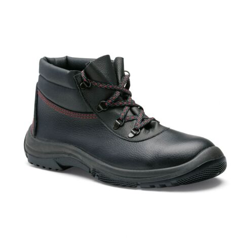Chaussure de sécurité haute VITESSE S3 Cuir croûte peigné - T.36 - Noir - S 24 BOSSI INDUSTRIE - 6372-36 (1/2)