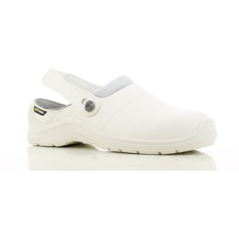 Sabot de cuisine léger CORTINA Cortado - Cuir blanc - Taille 38