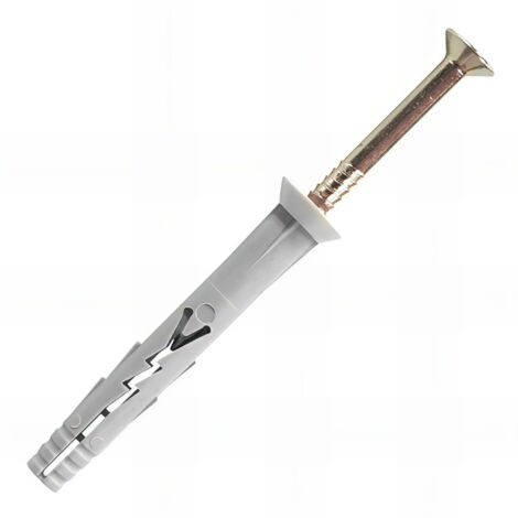 Scell-It – Cheville à frapper 100 pièces – Clou INOX A4 Ø6x55mm – YZF6055 – Pour béton et maçonnerie – Installation rapide et efficace - A4-YZF6055-BC