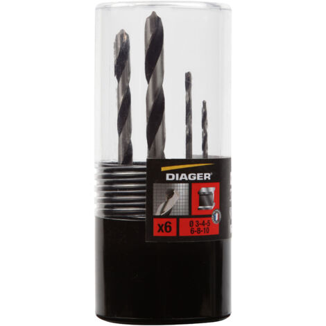 Kit foret plaquette D2409 6 pièces DIAGER - 507C (1/2)