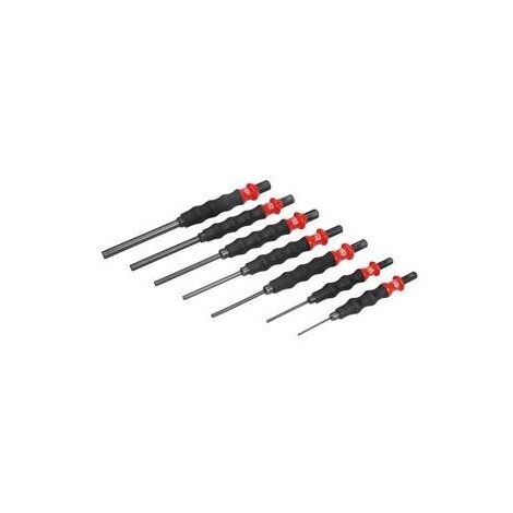 FACOM Jeu De 7 Chasse Goupilles Gainés - 249.GJ7 - Outils De Chocs Gainés