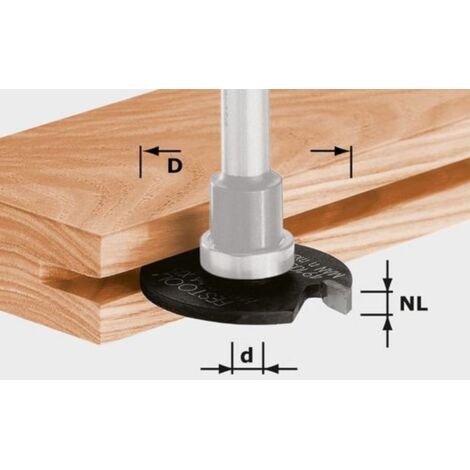 Festool – 491060 Disque à rainurer HW D40x5 – Pour rainurage précis bois dur et plastiques – Largeur de rainure 5mm – Compatibilité avec broches 16/28mm