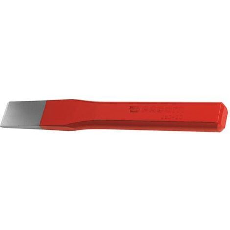 Facom – Burin à profil constant 21 mm – Longueur 180 mm – Acier au chrome vanadium – Dureté 57 HRC – Pour matériaux durs et réaffûtable