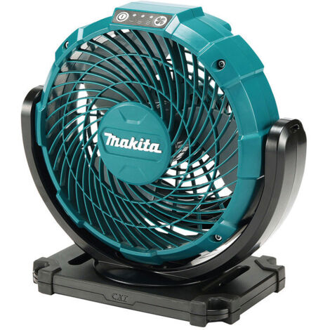 Ventilateur de table MAKITA CF100DZ 100W 3 vitesses D18cm Bleu
