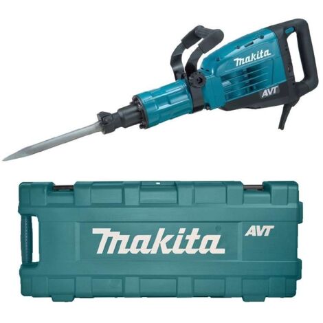 Makita – Marteau-piqueur électrique 1510 W – Puissance d'impact 26,5 J – Pour béton armé – Poignée latérale 360° – HM1317CB