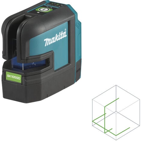 Laser croix 35 m 12 V CXT Li-Ion MAKITA en sacoche - SK105GDZ