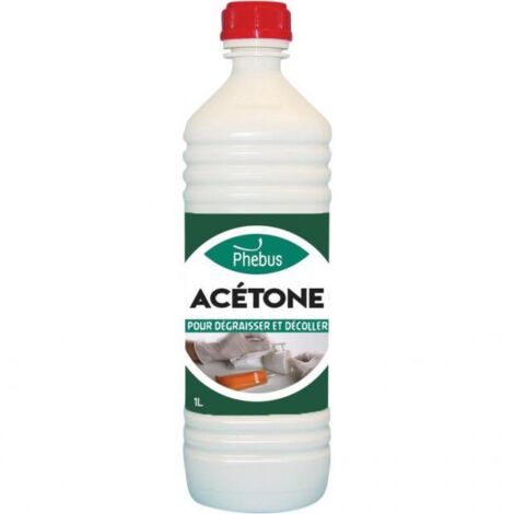 Acétone - 1L - Flacon vendu à l'unité - ORAPI - 97320 (1/2)