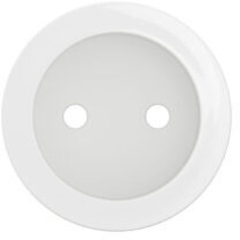 Legrand – Enjoliveur prise à puits 2P blanc – CB0110 – Compatible CM0110 – Pour prise 2P standard Franco-Belge – Nouvelle version 2024 (1/4)