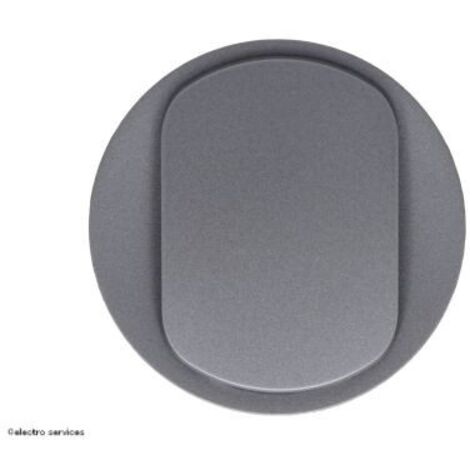 Enjoliveur pour interrupteur et ou va-et-vient Céliane - Titanium - LEGRAND - CT0001