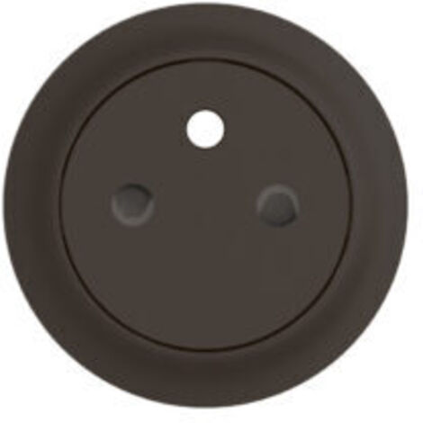Legrand – Enjoliveur prise de courant 2P+T CN0111 – Noir – IP20 IK04 – Pour installation sur mécanisme – Finition mat – Compatibilité Céliane (1/5)