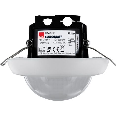 Détecteur de mouvement PD4N-1C-FP 360°, 1 canal faux plafond, Télécommandable - BEG - 92149 (1/5)