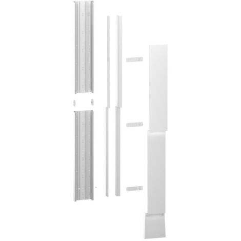 Schneider Electric – Kit goulotte 13M 2 compartiments 185mm 60mm – Installation en saillie – Normes IP40 IK08 – Fixation murale avec agrafage