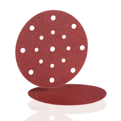 Disque abrasif papier velcro BW 115 - Ø 150 Grain 40 - 17 Trous - HERMES - 6539548 (1/2)