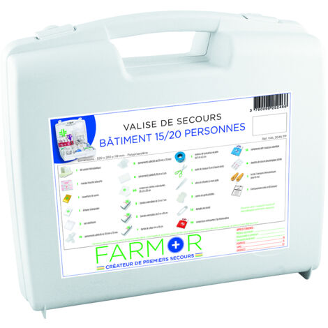 Valise de secours 15/20 personnes - FARMOR - VAL 2046 PP (1/3)