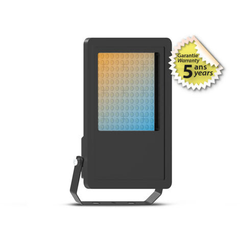Projecteur LED Noir 100W CCT IP65 - Éclairage Extérieur Puissant 3000-6000K - Garantie 5 ans (1/5)