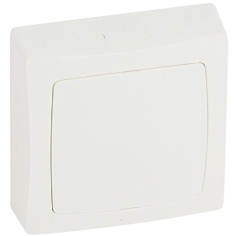 Legrand – Boîte de dérivation appareillage saillie complet – blanc RAL9003 – avec serre-câble et barrette de connexion Nylbloc pour conducteurs 2,5mm² (1/5)