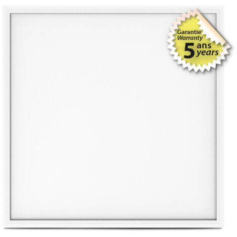 Plafonnier LED Carré Blanc 595x595mm - 20W - 4000K - 3600lm - Backlit - IP40 (1/5)
