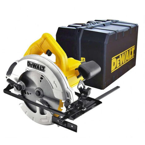 Dewalt – Scie circulaire compacte 190 mm 1350 W pour bois dur – Profondeur de coupe 65 mm – Adaptateur aspiration – DWE560KQS