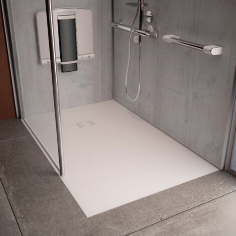 Receveur Onyx Exclusif 1400 x 900 Blanc -AKW - 12829WH