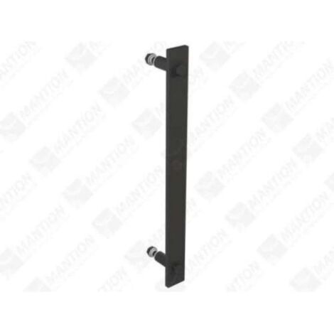 Poignée demi bâton Roc Design - 356 mm - Noir - MANTION SAS - D-10B (1/3)