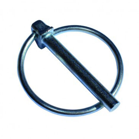 Goupille clips zingué blanc D.8 mm - Boite de 50 - LENNIE - CLI0802B (1/2)