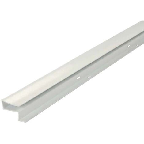 Profilé de finition Belriv 4m NICOLL grand recouvrement - Blanc - PFGR4B