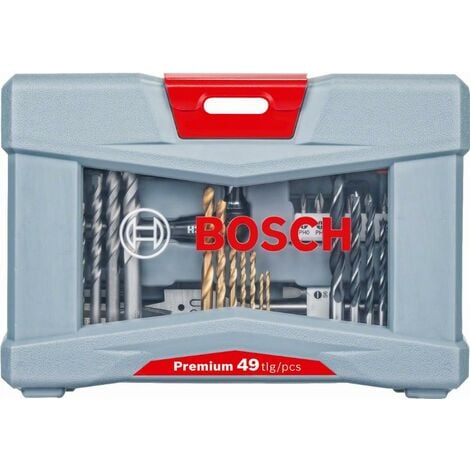 Bosch Professional 35 pièces Coffret de Forets á HSS et d'embouts de  vissage Extra Hard (PH-, Pz-, HEX-, TH-, S-Bit, Accessoires Perforateurs et