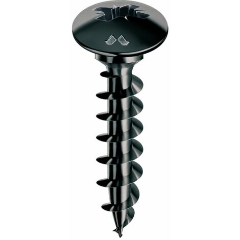 Vis MUSTAD Panelvit FC Tête de penture - Torx - Ø6x25mm - Zingué noir - Boite de 100 - PV312A600600KNC (1/4)